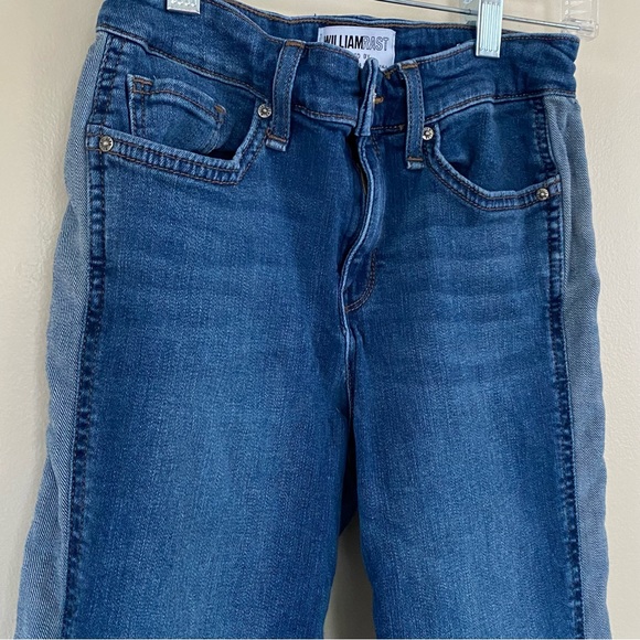 Skinny Jeans William Rast Two Tone Denim Jeans Size 25 - Picture 2 of 8